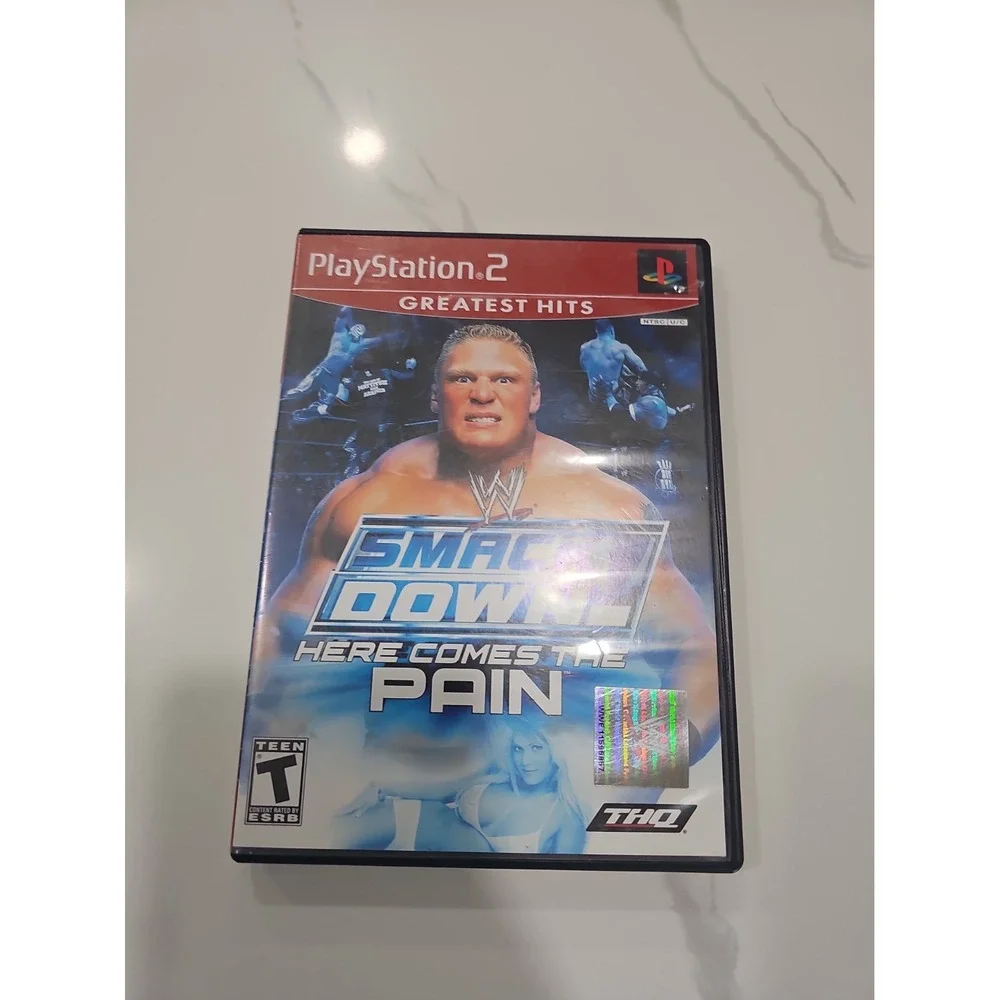 WWE SmackDown: Here Comes The Pain [PS2] Complete! Disc Not Working! ASIS